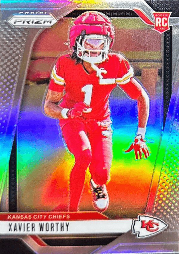 Xavier Worthy Silver Prizm