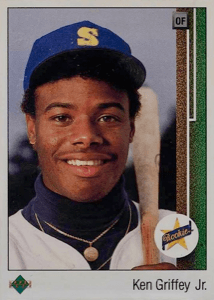 A sports card shown mid-reveal in a live break overlay